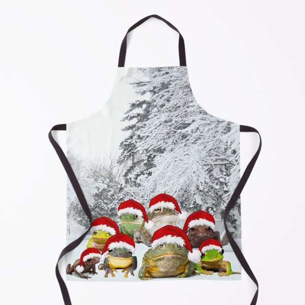 Item preview, Frog Christmas Snow Scene  designed and sold by Imemewell.