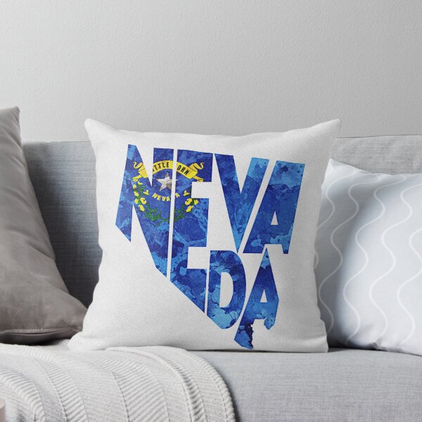 Item preview, Nevada Typographic Map Flag designed and sold by A Deniz Akerman.