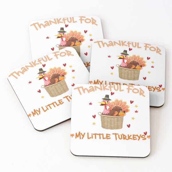 Item preview, Thankful For my Little Turkeys Thanksgiving designed and sold by uwart.