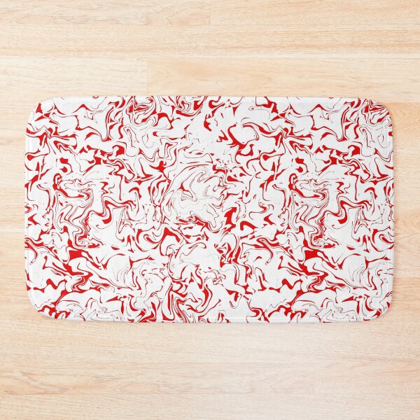 Item preview, Beautiful Abstraction Repeat Pattern in Red and White designed and sold by LaRoach Digital Arts.