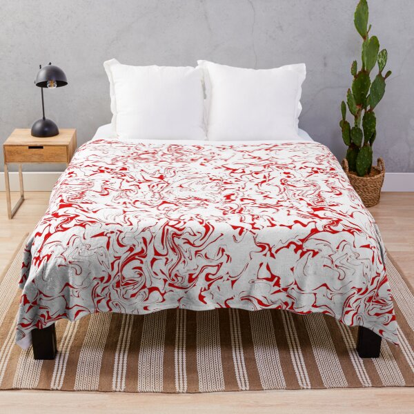 Item preview, Beautiful Abstraction Repeat Pattern in Red and White designed and sold by LaRoach Digital Arts.