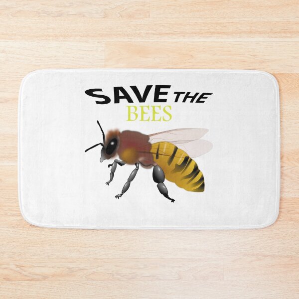 Item preview,  Save the bees shits, save the bees phone cases, save the bees hats, save the bees shower curtain, save the bees backpack  designed and sold by Poussyarts.