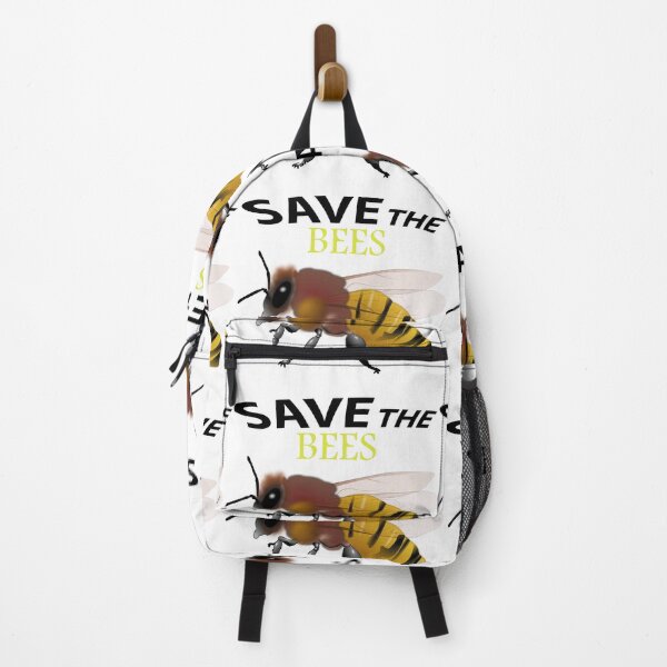 Item preview, Save the bees shits, save the bees phone cases, save the bees hats, save the bees shower curtain, save the bees backpack designed and sold by Poussyarts.