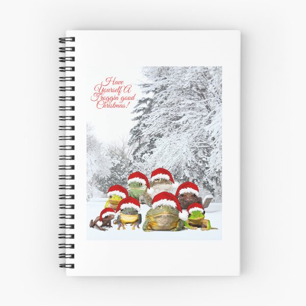 Item preview, Froggin good Christmas Text Snow Scene designed and sold by Imemewell.