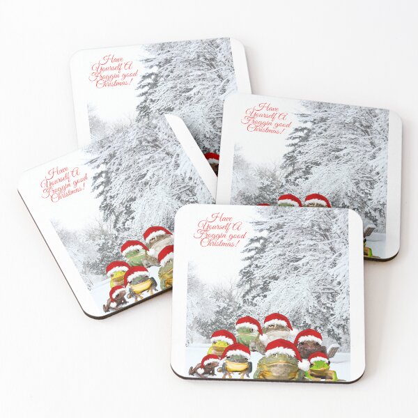 Item preview, Froggin good Christmas Text Snow Scene designed and sold by Imemewell.
