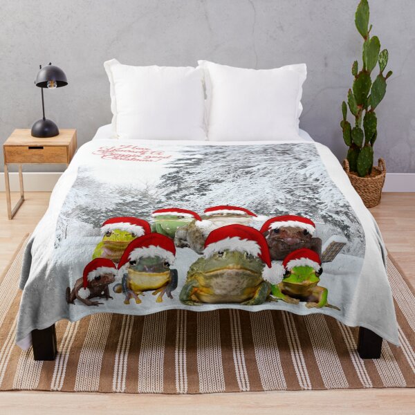 Item preview, Froggin good Christmas Text Snow Scene designed and sold by Imemewell.