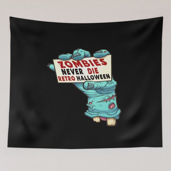Item preview, ZOMBIES NEVER DIE RETRO HALLOWEEN. designed and sold by stopamoment.
