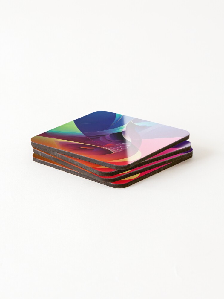 Thumbnail 4 of 5, Coasters (Set of 4), Vibrant Life designed and sold by ThinkFunDesign.