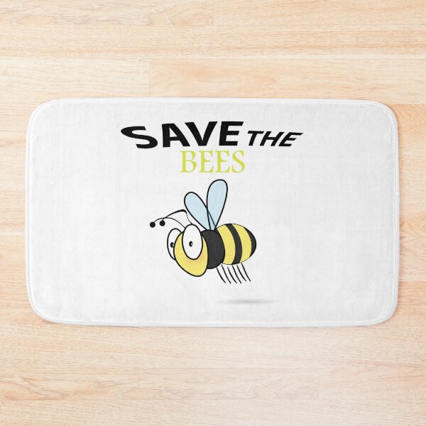 Item preview, Save the bees shits, save the bees phone cases, save the bees hats, save the bees shower curtain, save the bees backpack  designed and sold by Poussyarts.