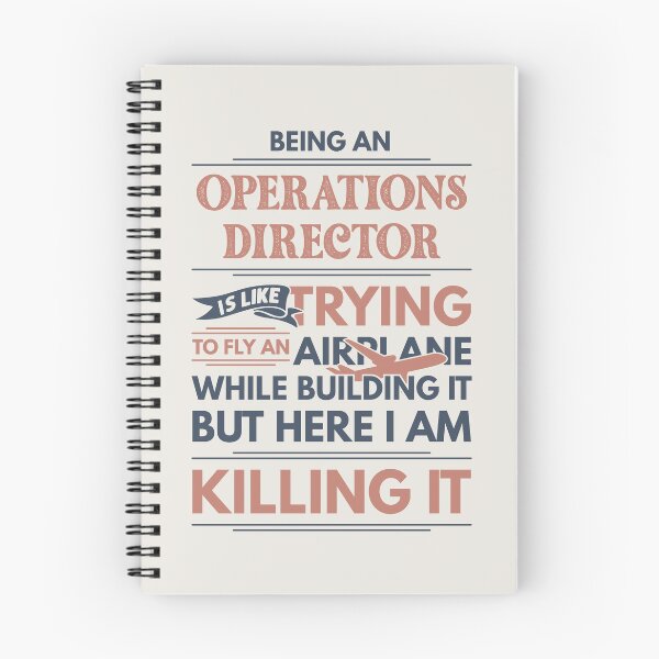 Item preview, Being An Operations Director Is Like Trying To Fly An Airplane While Building It But Here I Am Killing It Funny Gift idea Operations Director designed and sold by Mmmm3344.
