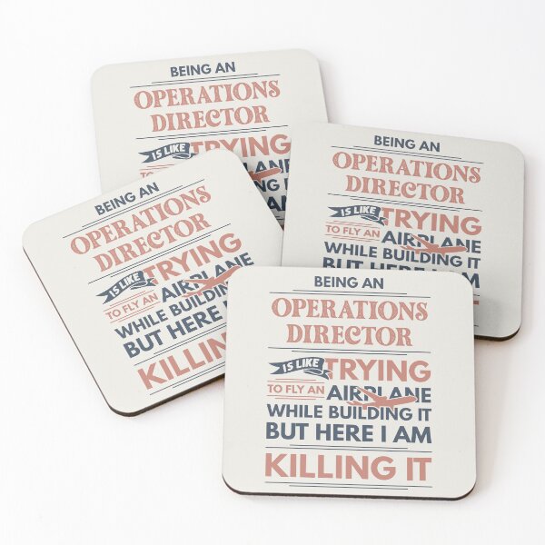 Item preview, Being An Operations Director Is Like Trying To Fly An Airplane While Building It But Here I Am Killing It Funny Gift idea Operations Director designed and sold by Mmmm3344.