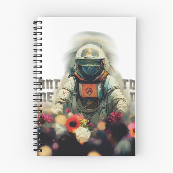Item preview, astronaut in flower garden designed and sold by NdegCreate.