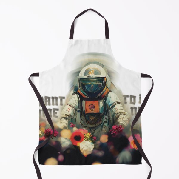 Item preview, astronaut in flower garden designed and sold by NdegCreate.