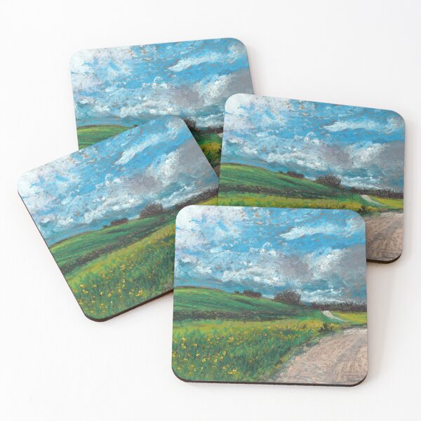Item preview, Pfaffing - Oil Pastel Painting / Landscape Art designed and sold by COTT-Art.
