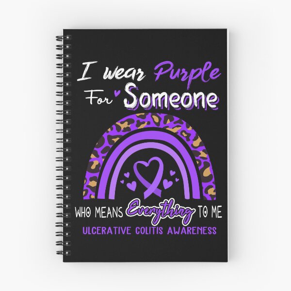 Item preview, Ulcerative Colitis Awareness I Wear Purple for Someone Who Means Everything To Me designed and sold by GennieShop.