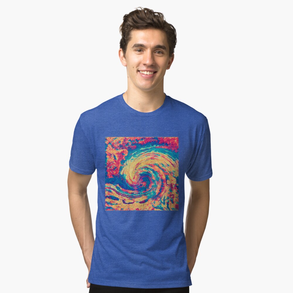 King wave Tri-blend T-Shirt