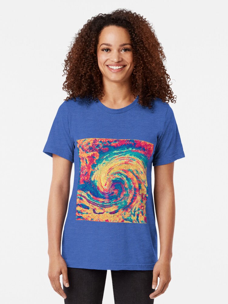 Alternate view of King wave Tri-blend T-Shirt
