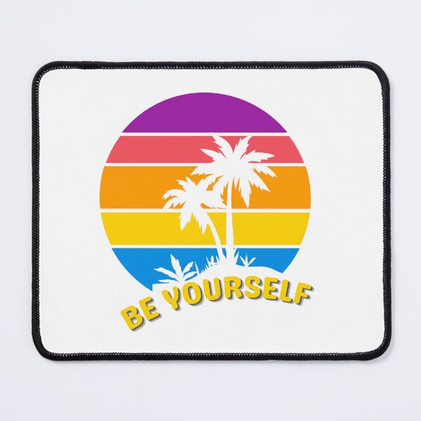 Item preview, Be Yourself - Vintage Rainbow Sunset - BEACH LOVE - Sunset Chaser designed and sold by Sun Sand & Sea Art.