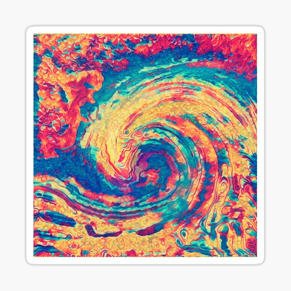 King wave Sticker