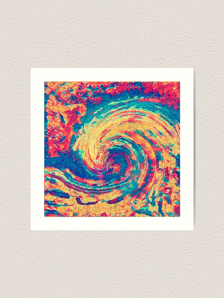 Alternate view of King wave Art Print