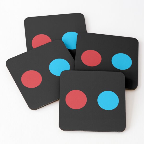 Item preview, 3D Red and Blue Dots designed and sold by BigBearBoyz.