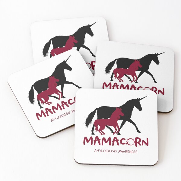 Item preview, Amyloidosis Awareness Mama Unicorn Mamacorn Support Amyloidosis Warrior  designed and sold by RunningShop.