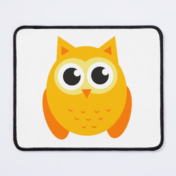 Item preview, Cute Orange Sunkist Owl designed and sold by ladypennyface.