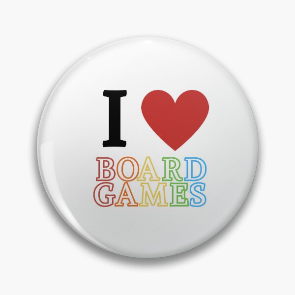 Item preview, Rainbow I Heart Board Games designed and sold by gamenighttees.