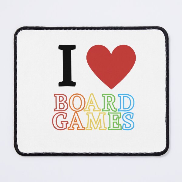 Item preview, Rainbow I Heart Board Games designed and sold by gamenighttees.