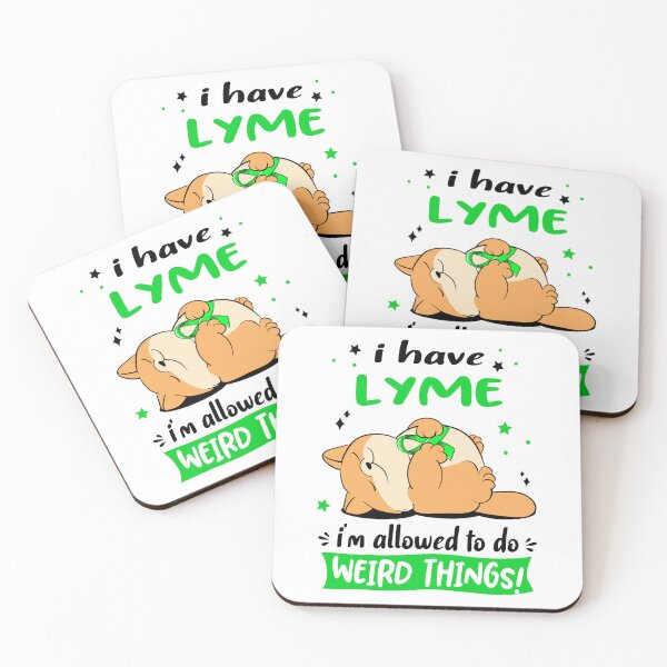 Item preview, Lyme Awareness Funny I have Lyme i'm allowed to do Weird Things! designed and sold by JanetShop809.