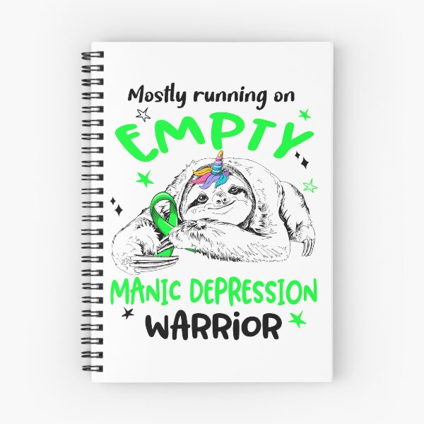 Item preview, Mostly running on Empty Manic Depression Warrior designed and sold by ElizabethS809.