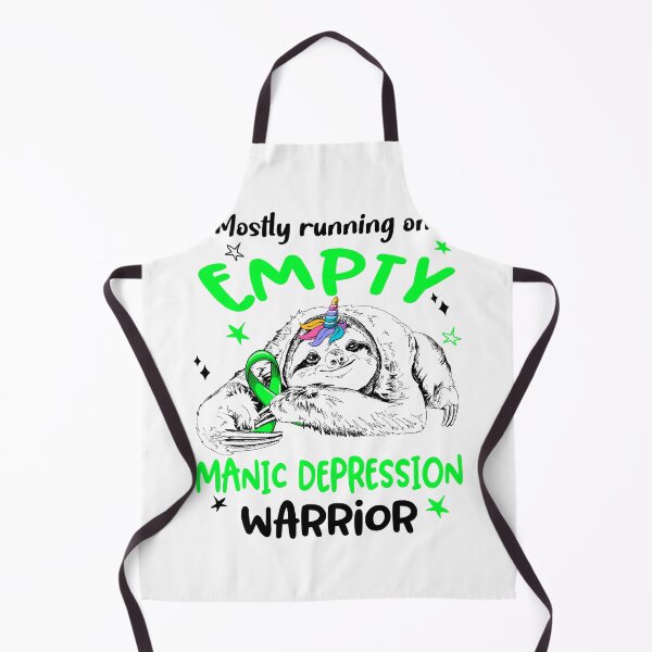 Item preview, Mostly running on Empty Manic Depression Warrior designed and sold by ElizabethS809.
