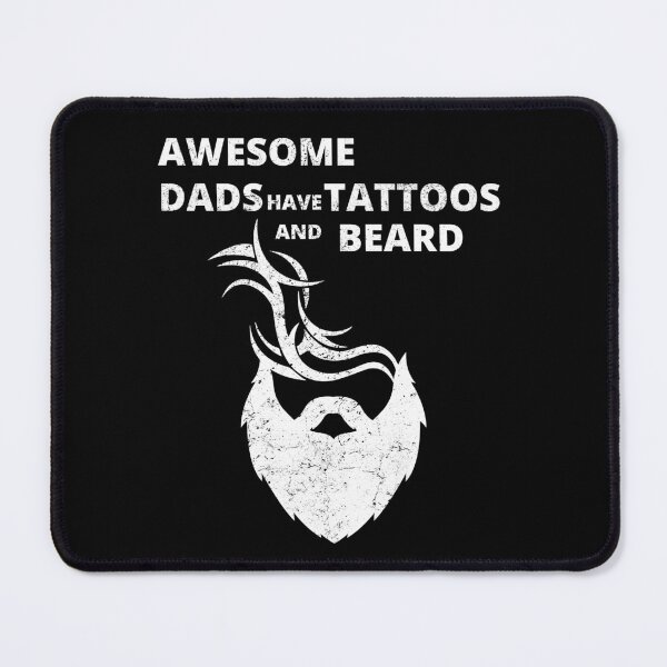 Item preview, Awesome Dads Have Tattoos and Beards Funny Gifts For Fathers designed and sold by nquestiaa.