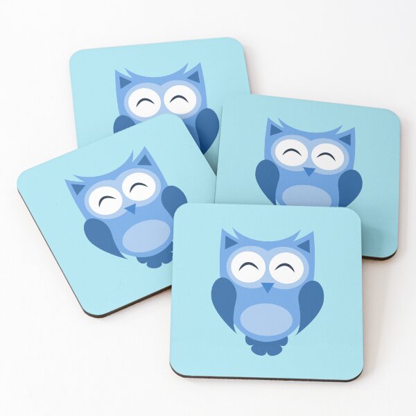 Item preview, Blue Sleepy Owl designed and sold by ladypennyface.