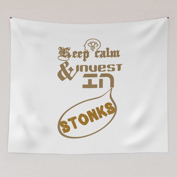 Item preview, Keep calm and invest in stonks.,, designed and sold by Chakilogy.
