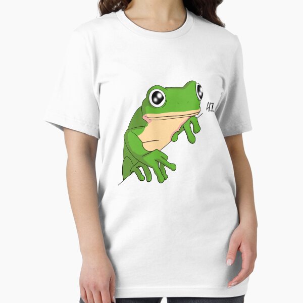 Hi Frog! - Chill amphibian cartoon - Not Hamlet Design Essential T-Shirt