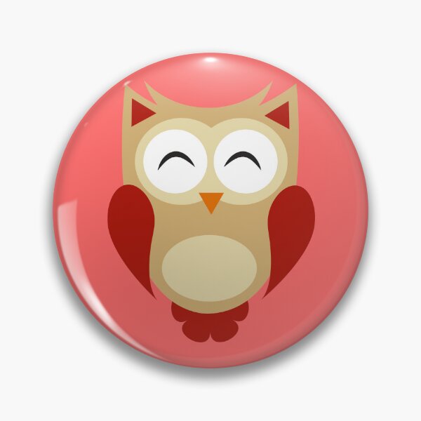 Item preview, Red Sleepy Owl designed and sold by ladypennyface.