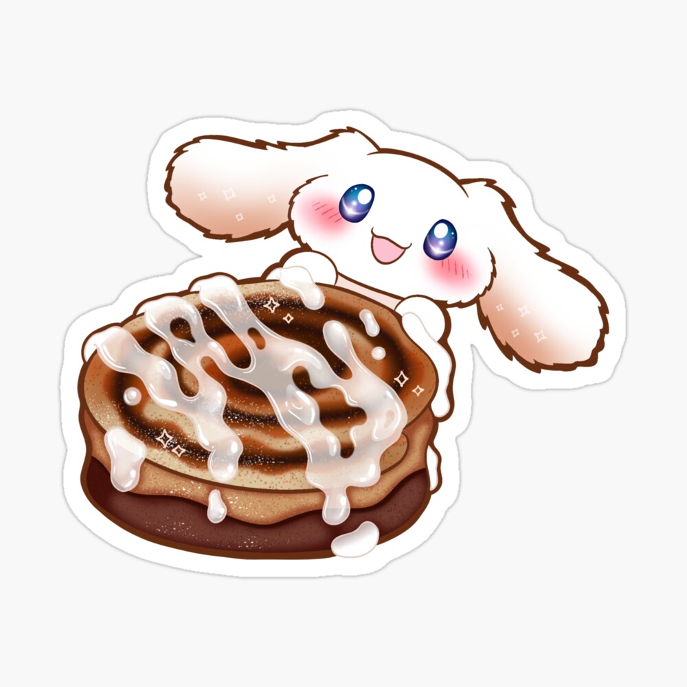 Cute Cinnamon Roll Toad Sticker – Mega Kawaii Cuties