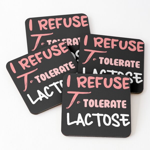 Item preview, I Refuse To Tolerate Lactose Funny Lactose Intolerant designed and sold by uwart.