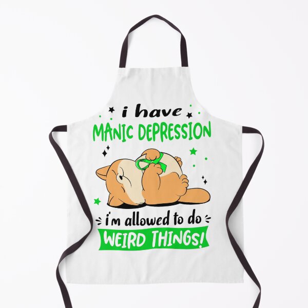 Aperçu de l'œuvre Sensibilisation à la maniaco-dépression Drôle J'ai la maniaco-dépression, j'ai le droit de faire des choses étranges ! créée et vendue par JanetShop809.