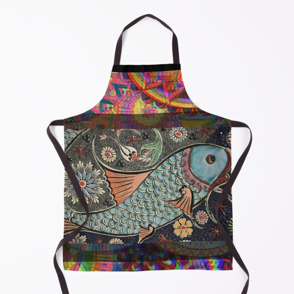 Item preview, Lovely Mosaic Goldfish Pattern Colorful Design designed and sold by EarthArtDesigns.
