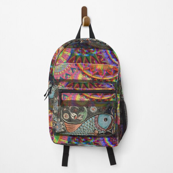 Item preview, Lovely Mosaic Goldfish Pattern Colorful Design designed and sold by EarthArtDesigns.