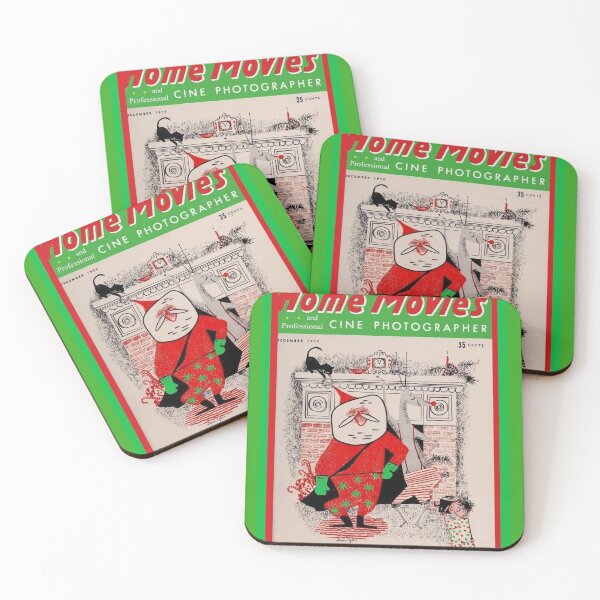 Item preview, HOME MOVIES 1950's magazine cover SANTA CLAUS and RUDOLPH designed and sold by Love30smovies.