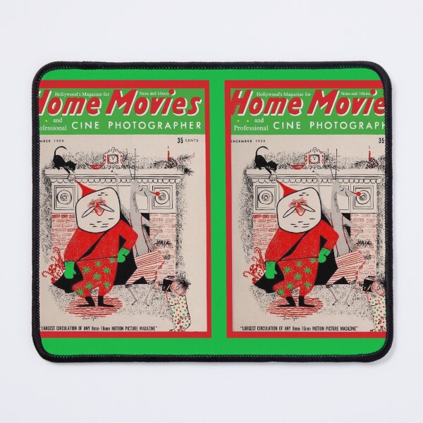 Item preview, HOME MOVIES 1950's magazine cover SANTA CLAUS and RUDOLPH designed and sold by Love30smovies.