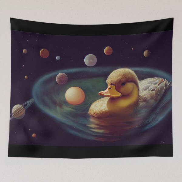 Item preview,  Space Duck - Saturn  Duck  designed and sold by TeeARTHY.