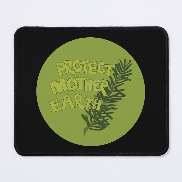 Item preview, Protect Mother Earth Illustrated Text Badge Climate Activists designed and sold by AngelDawnDesign.