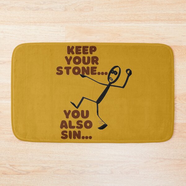Item preview, KEEP YOUR STONE... YOU ALSO SIN... JOHN 8:1-11 designed and sold by CSJ7.
