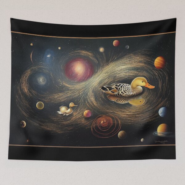 Item preview, Milky Way Galaxy  Duck -Space Duck  designed and sold by TeeARTHY.