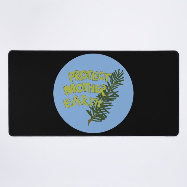 Item preview, Protect Mother Earth Illustrated Text Badge Climate Activists designed and sold by AngelDawnDesign.