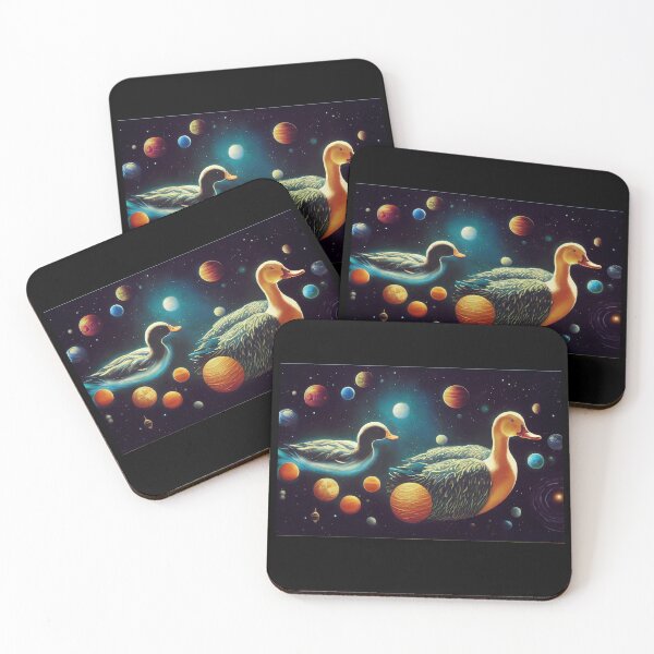 Item preview, Space Ducks - Galaxy Two Ducks designed and sold by TeeARTHY.